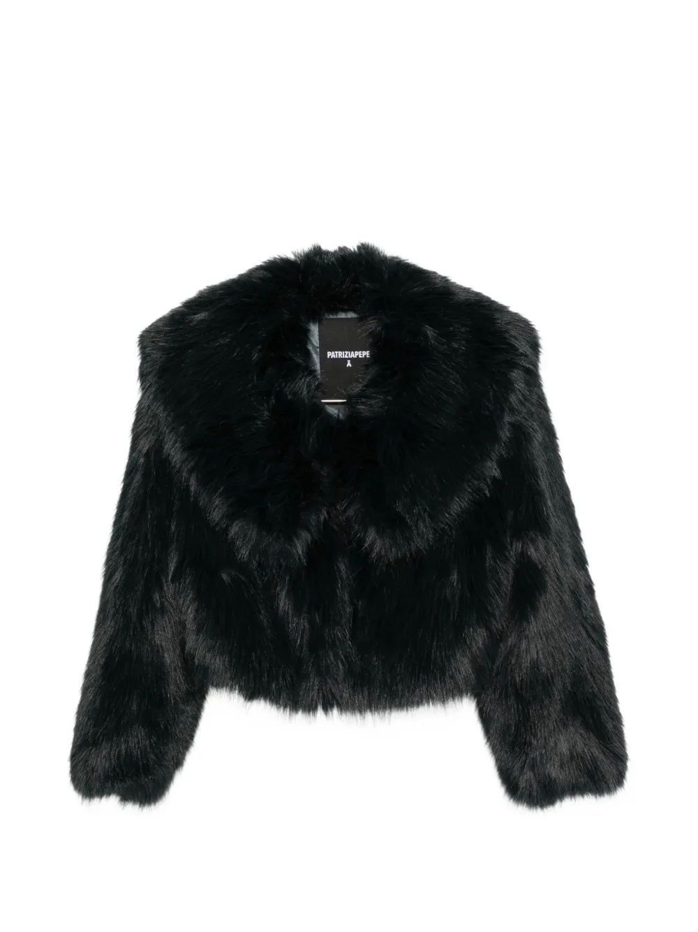 Patrizia Pepe Giacca oversize in pelliccia sintetica - Blu