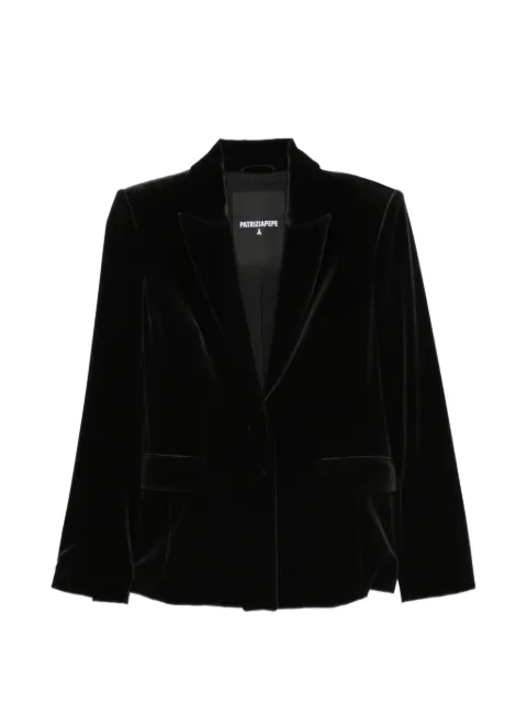 Patrizia Pepe velvet blazer jacket