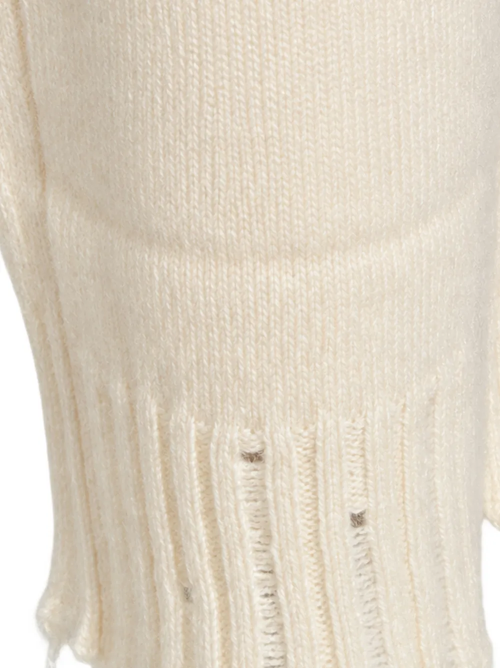 Uma Wang drawstring frayed-hem trousers Wit