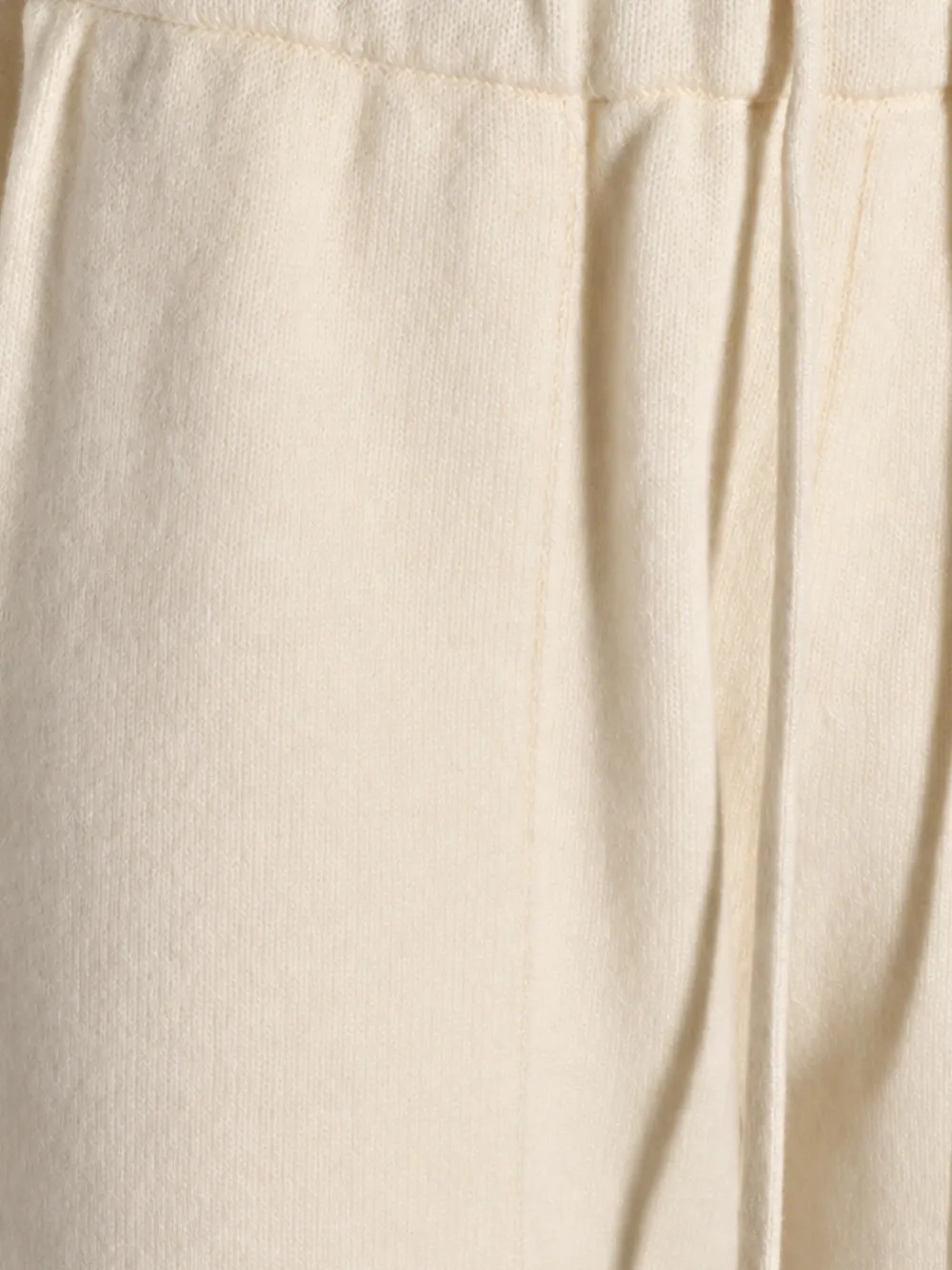 Uma Wang drawstring frayed-hem trousers Wit