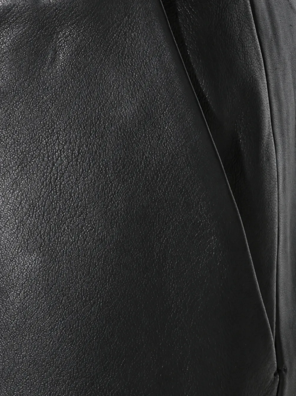 Blumarine stud-embellished leather mini skirt Zwart
