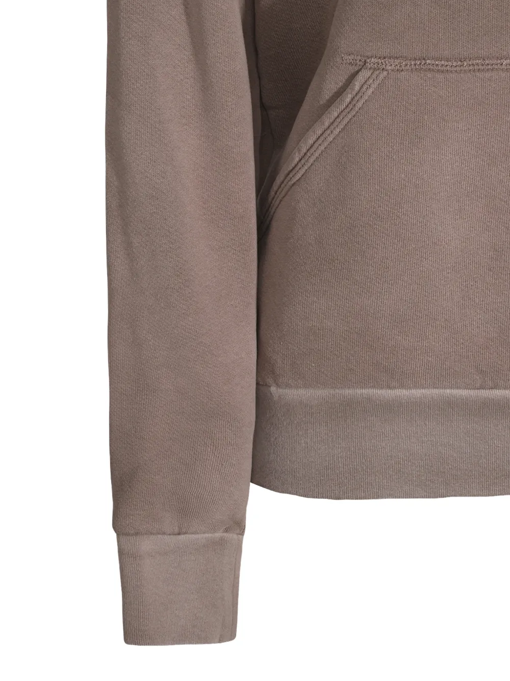 Maison Margiela drawstring-hood raglan-sleeve hoodie Bruin