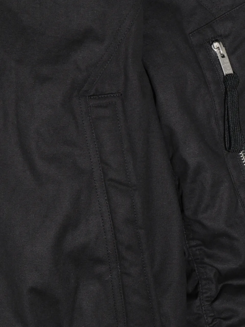 Thom Krom hooded ruched-sleeve jacket Zwart