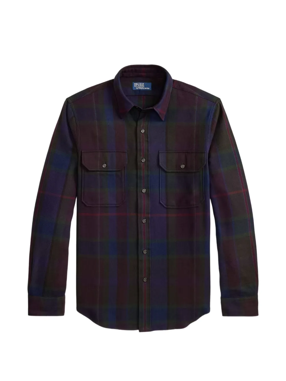 Polo Ralph Lauren Classic Fit plaid twill workshirt - Violett