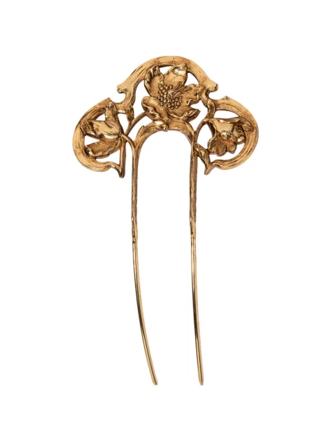 Jennifer Behr Amara floral-motif hair pin