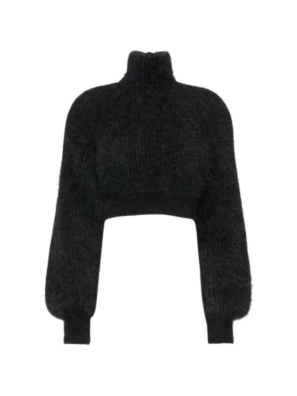 Max Mara mélange mohair yarn jumper - dark grey - Black