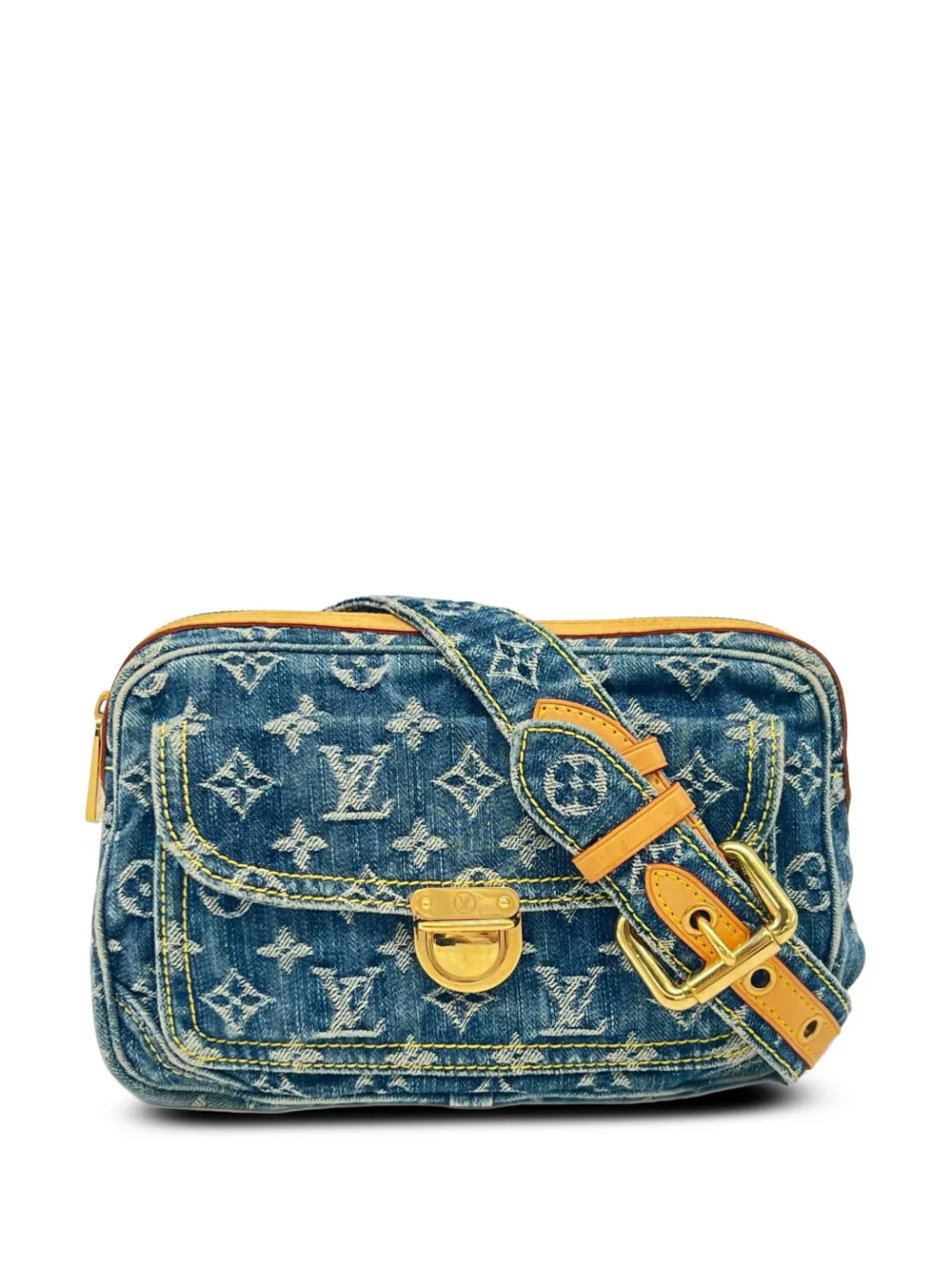 Louis Vuitton Pre-Owned 2007 Monogram Denim Bum Bag belt bag - Blau