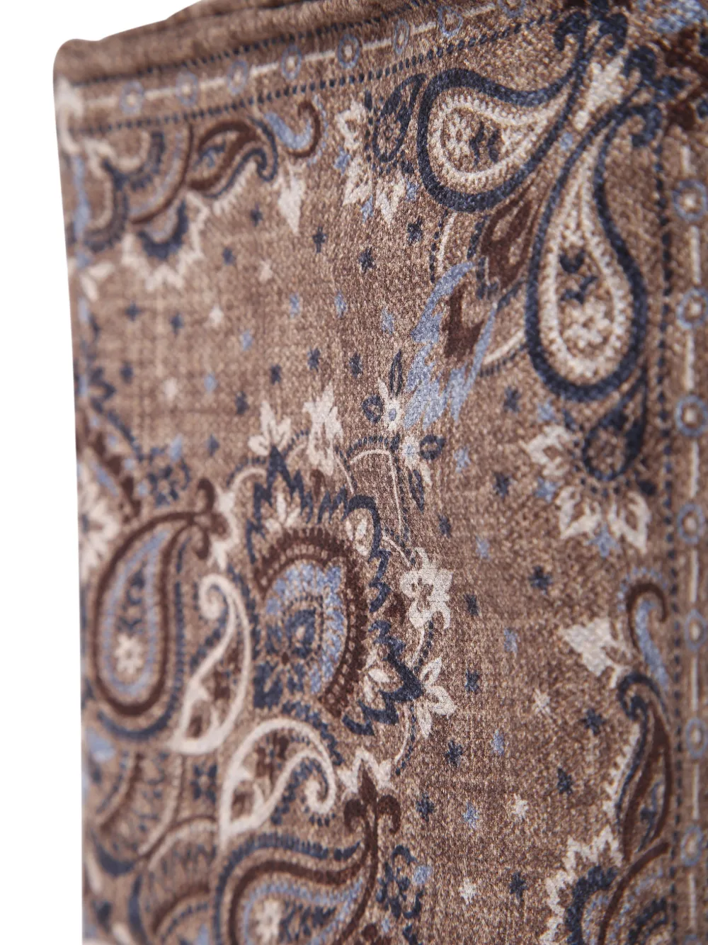 Dell'oglio paisley-print pocket square Bruin