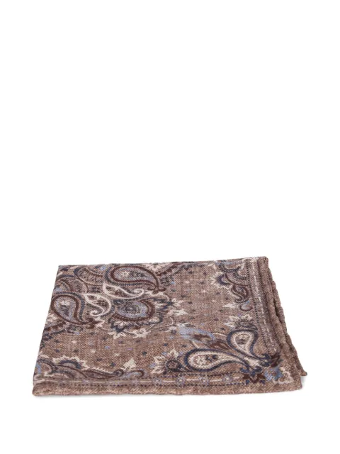 Dell'oglio paisley-print pocket square