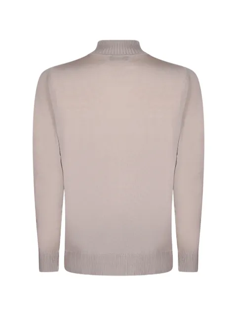 Dell'oglio ribbed-trim mock-neck sweater