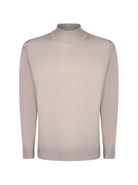 Dell'oglio ribbed-trim mock-neck sweater