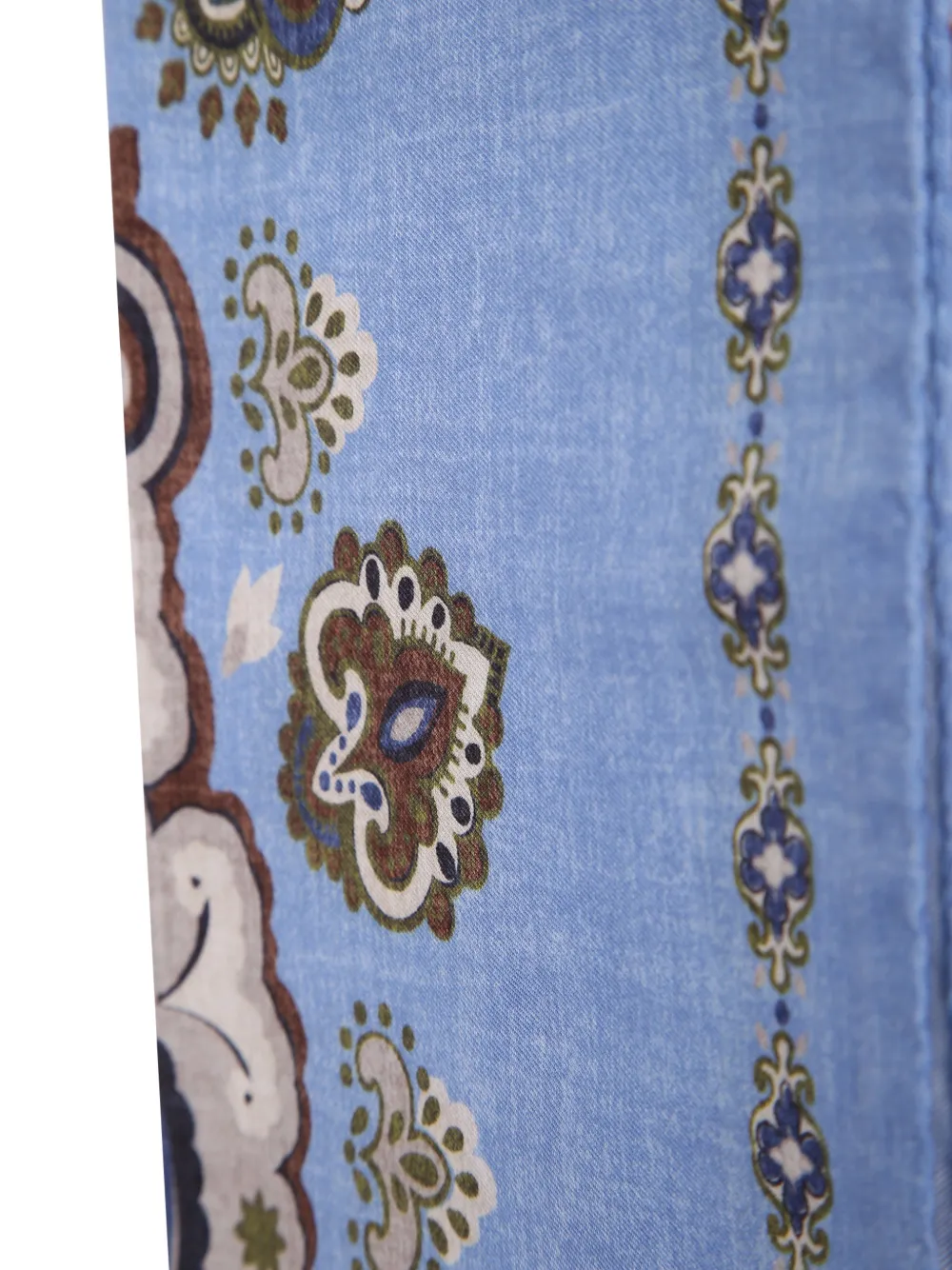 Dell'oglio paisley-print scarf Blauw