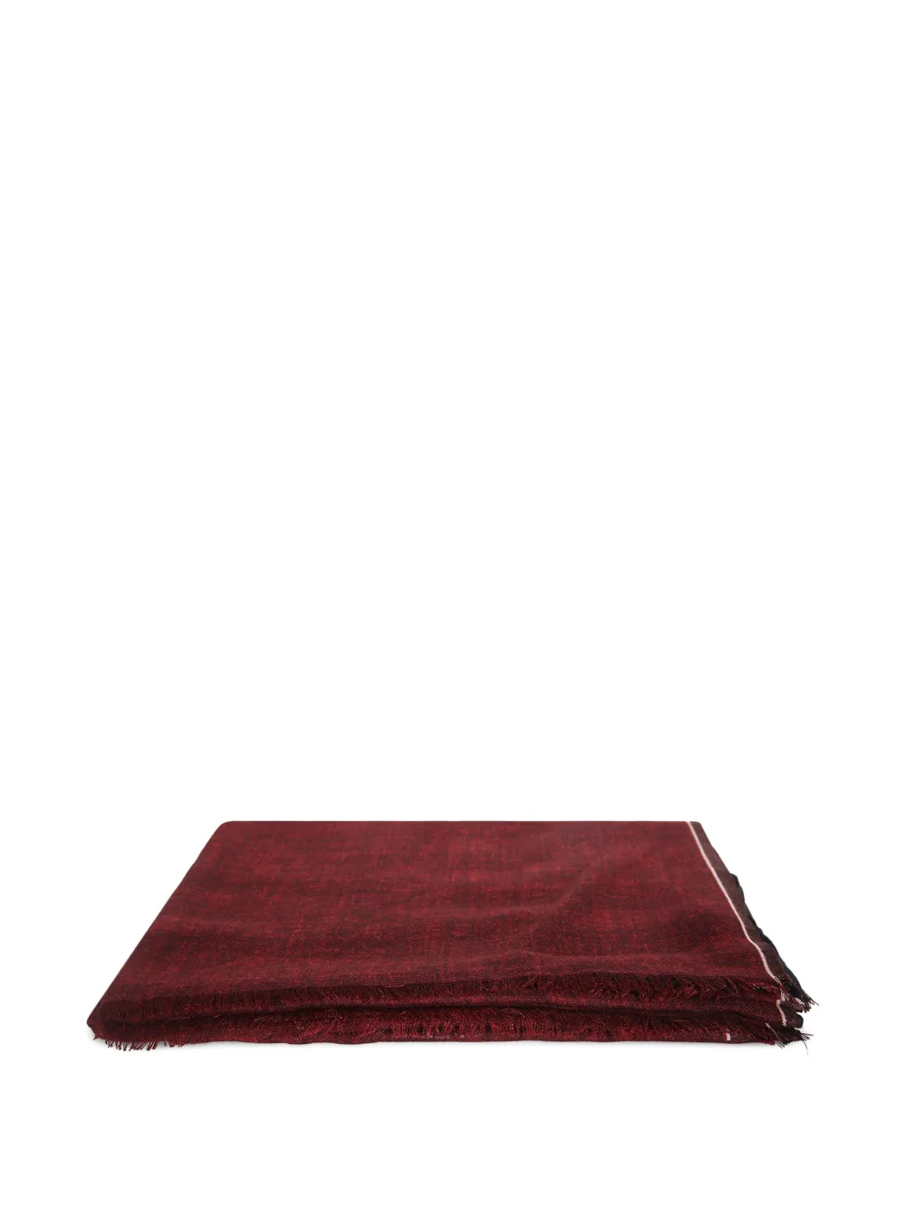 Dell'oglio fringed woven scarf | Red | Image 1