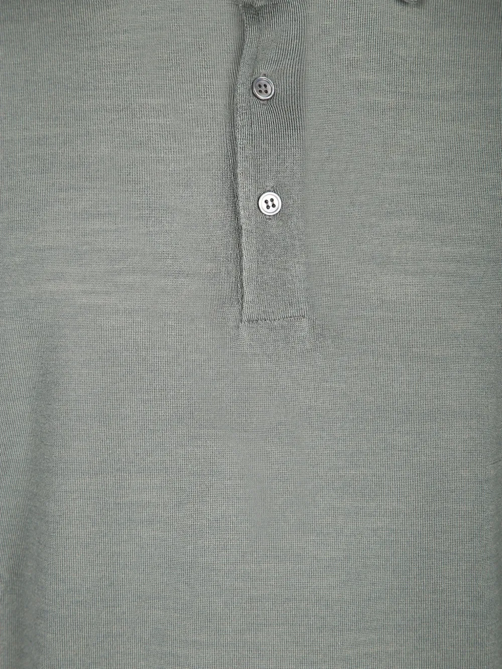 Dell'oglio fine-knit polo shirt Grijs
