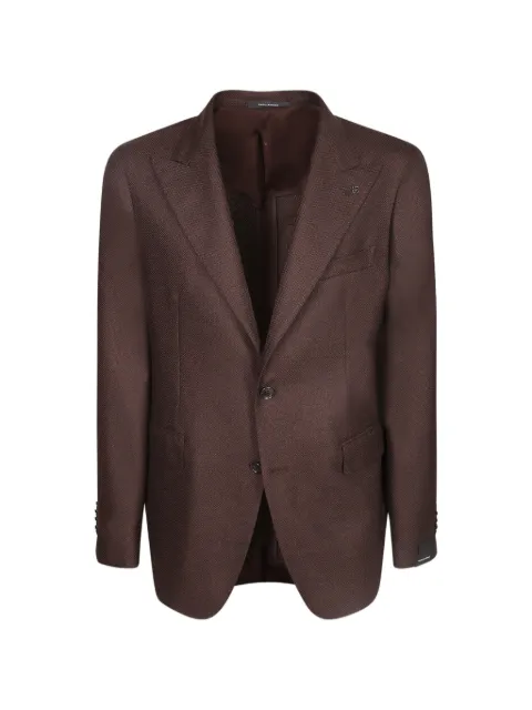 Tagliatore peak-lapel single-breasted blazer