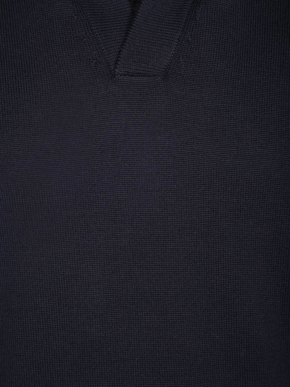Dell'oglio polo-collar sweater Blauw