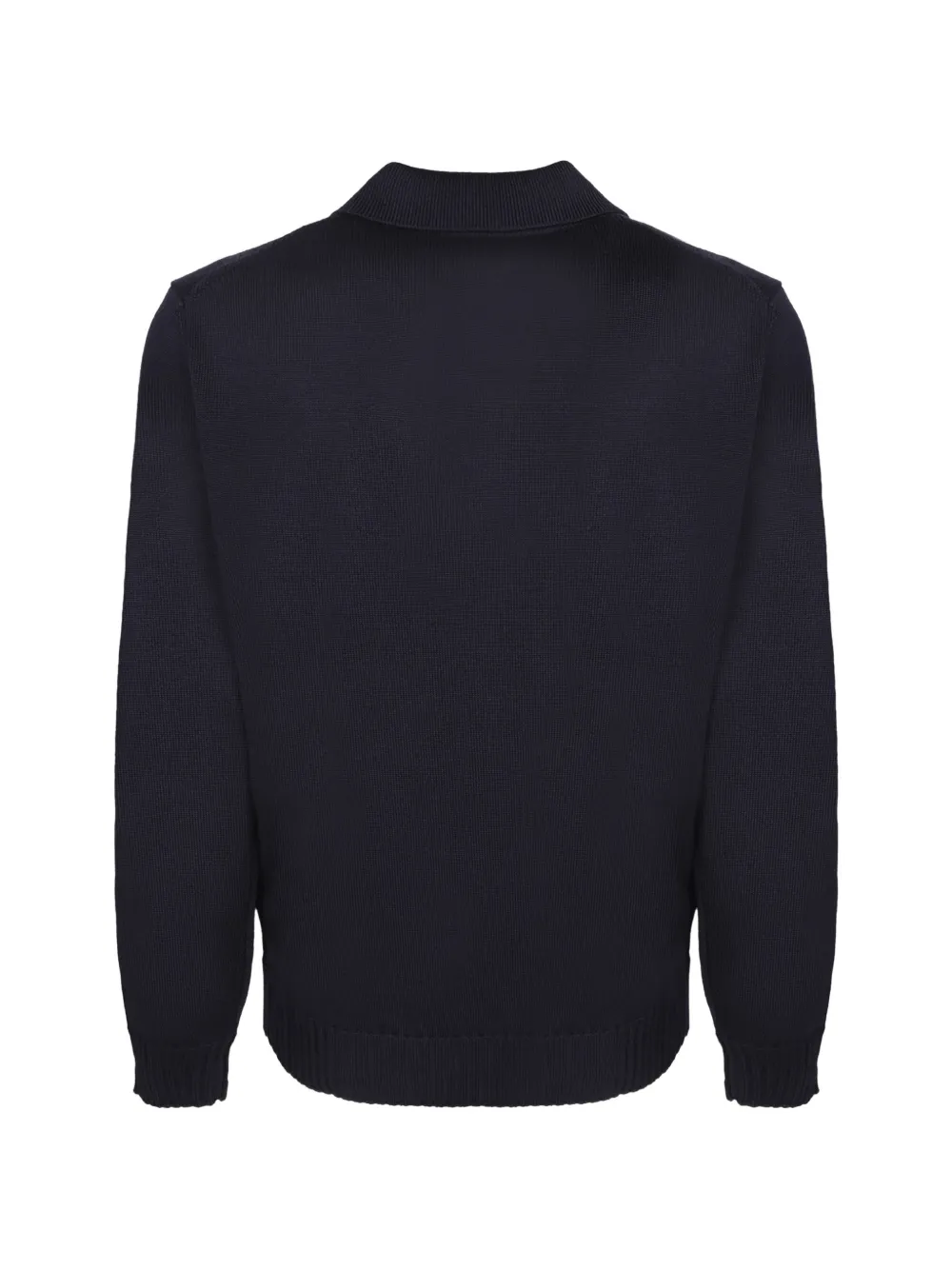 Dell'oglio polo-collar sweater Blauw