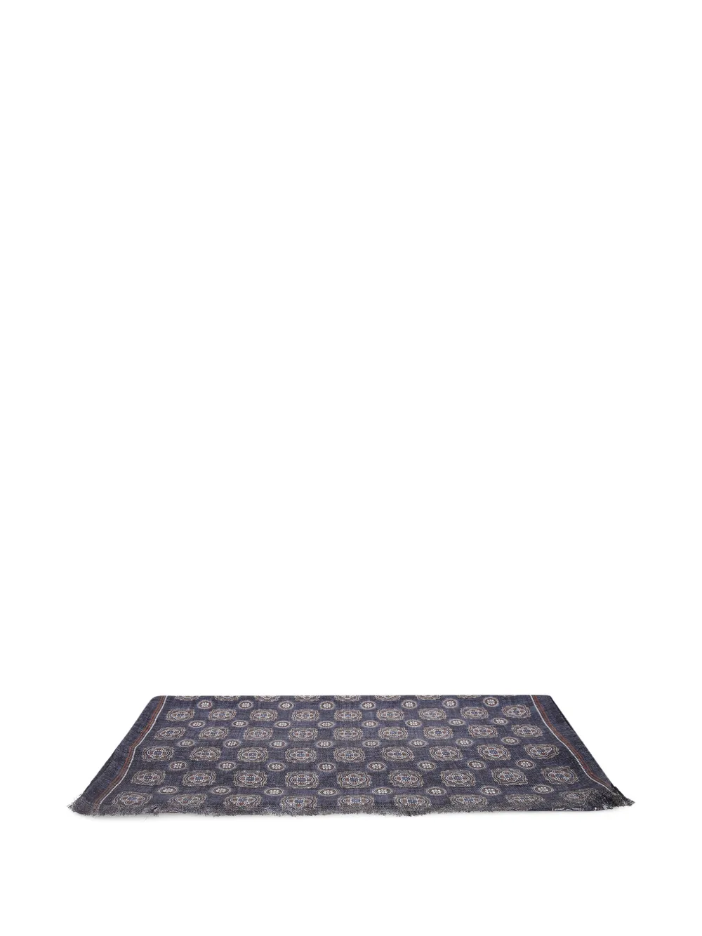 Dell'oglio Sciarpa con stampa geometrica | blu | Image 1