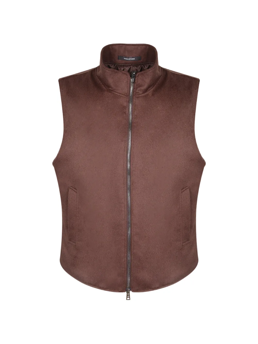 Tagliatore zip-up gilet Bruin