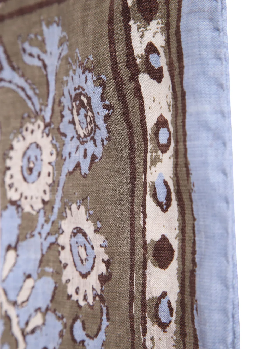 Dell'oglio floral-print pocket square Bruin