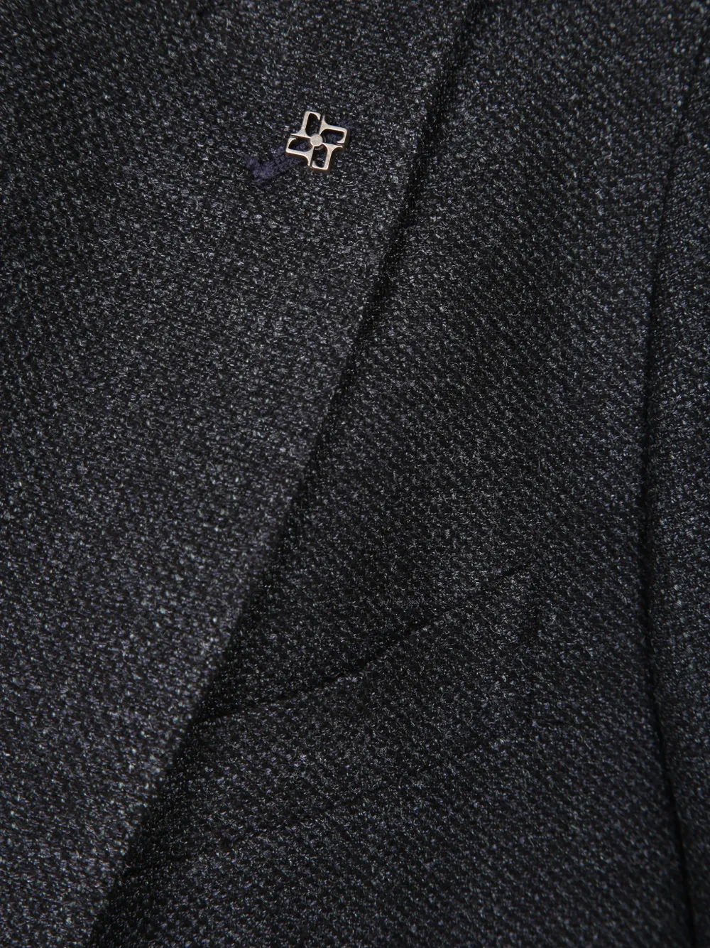 Tagliatore peak-lapel single-breasted blazer Grijs