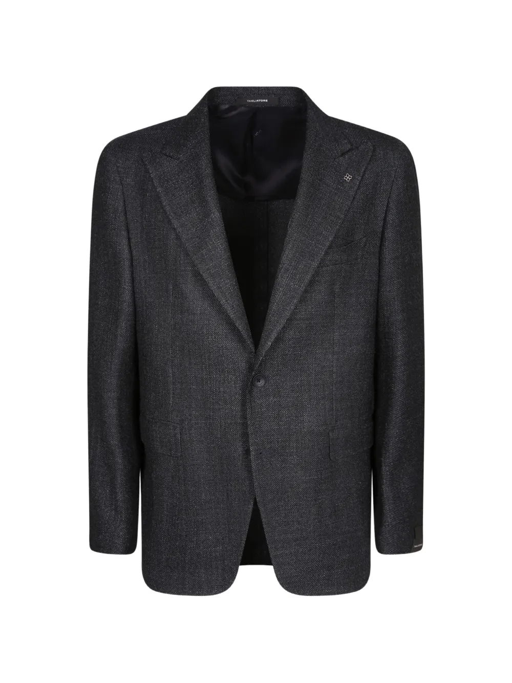 Tagliatore peak-lapel single-breasted blazer Grijs