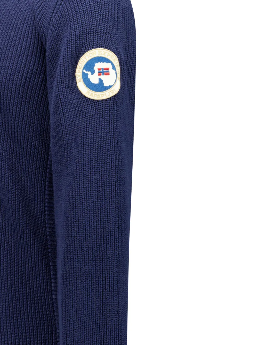 Napapijri Ribgebreide trui Blauw
