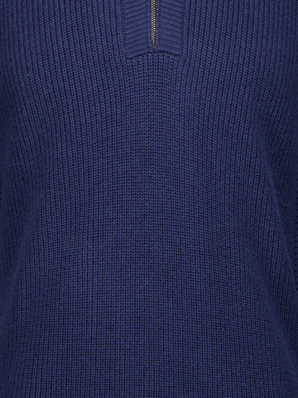 Napapijri Ribgebreide trui Blauw