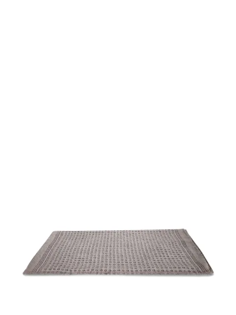 Dell'oglio geometric-print fringed scarf