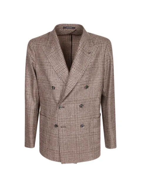 Tagliatore double-breasted check blazer