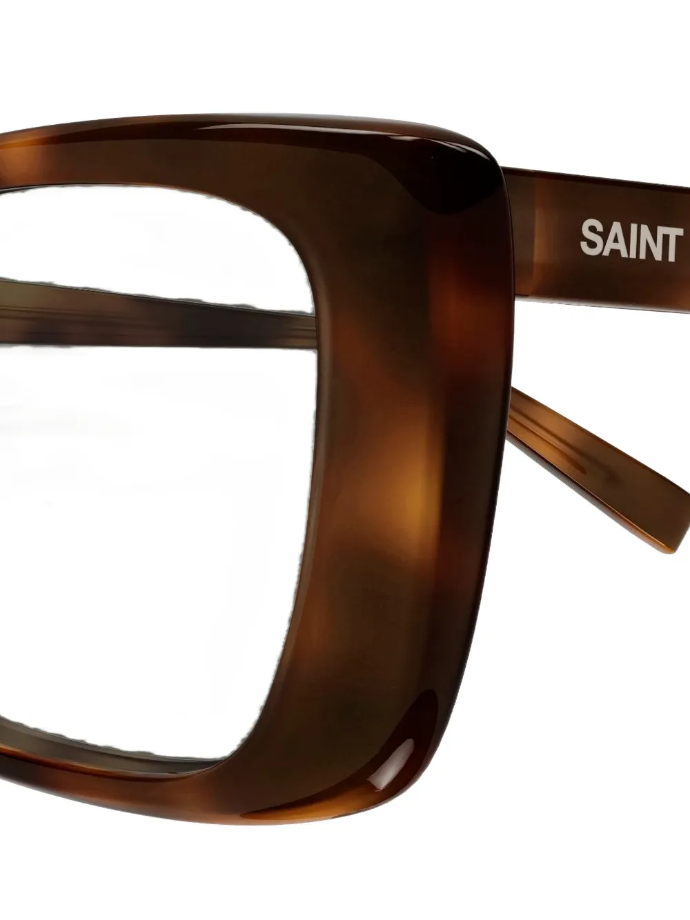 Saint Laurent Eyewear tortoiseshell-effect cat-eye sunglasses Bruin