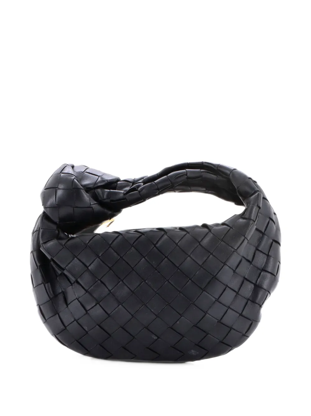 Bottega Veneta Pre-Owned BV Jodie Intrecciato Nappa Mini hobo bag - Black