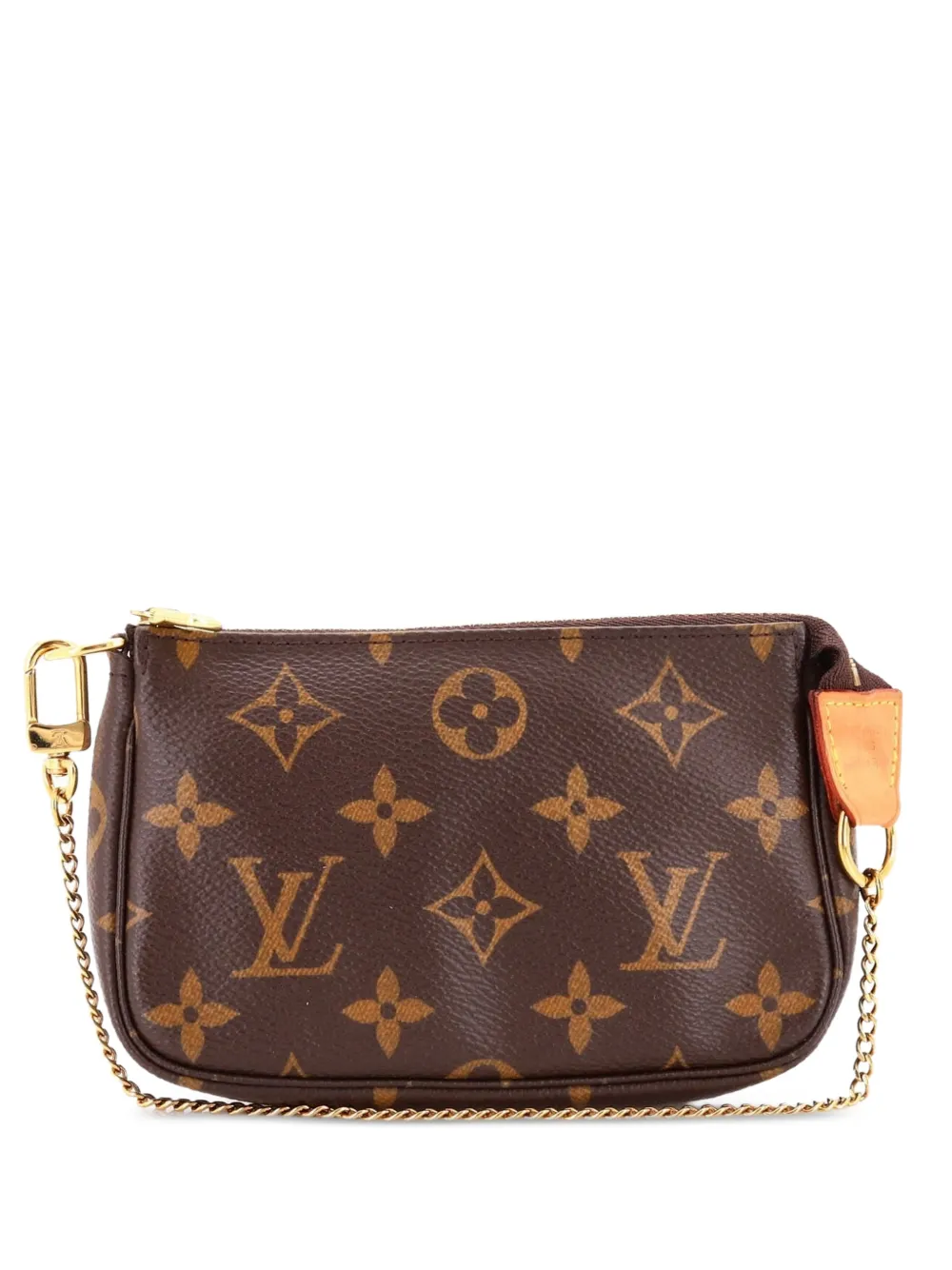 Louis Vuitton Pre-Owned Pochette Accessoires Monogram Canvas Mini clutch bag - Braun