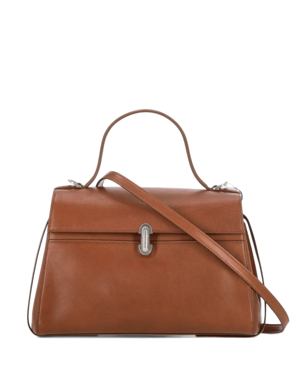 Savette twist-lock-fastening tote bag