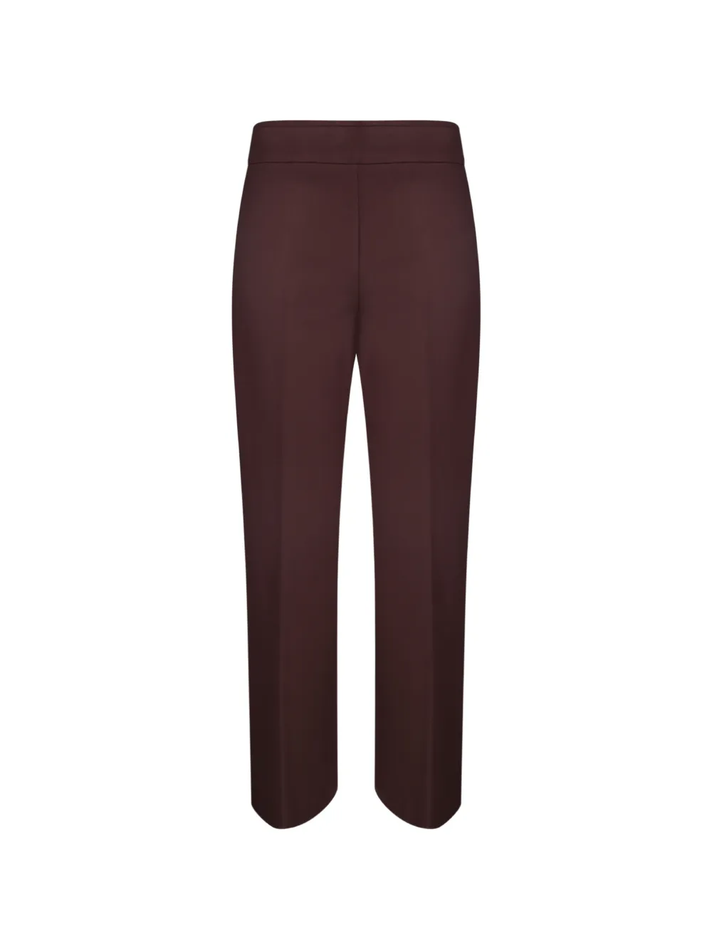 Blanca Vita pressed-crease straight-leg trousers Bruin