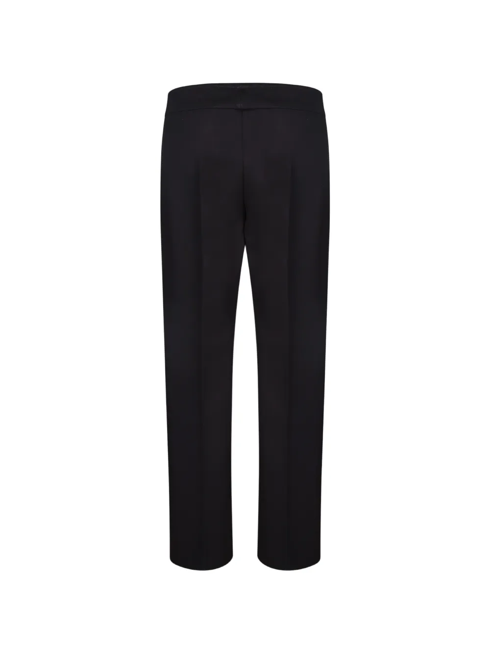 Blanca Vita pressed-crease straight-leg trousers Zwart