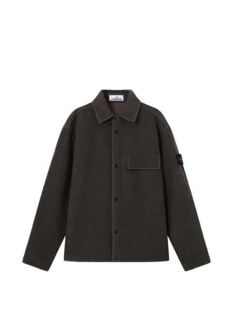 Stone Island 1200034 micro bouclé overshirt
