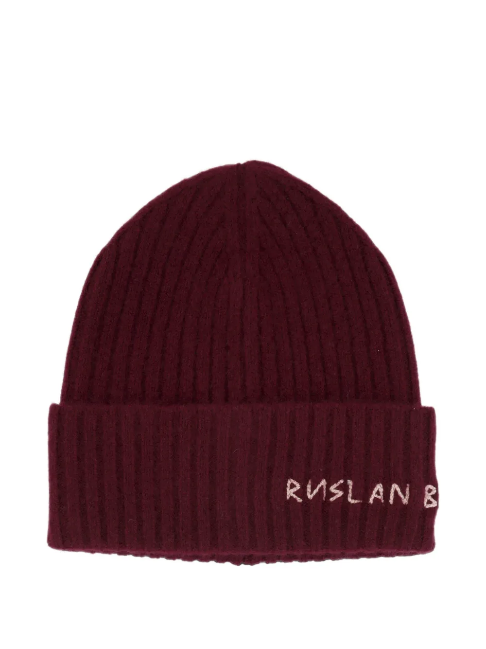 Ruslan Baginskiy logo-embroidered beanie hat - Rosso