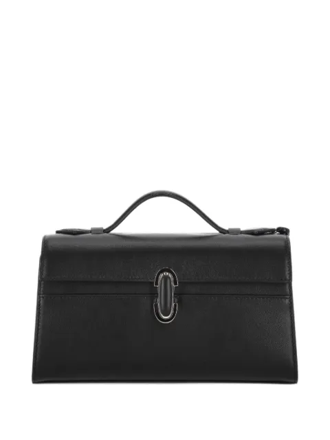 Savette  turn-lock leather tote bag