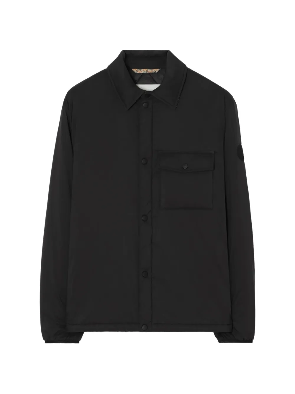 Burberry nylon Dalewood overshirt - Nero