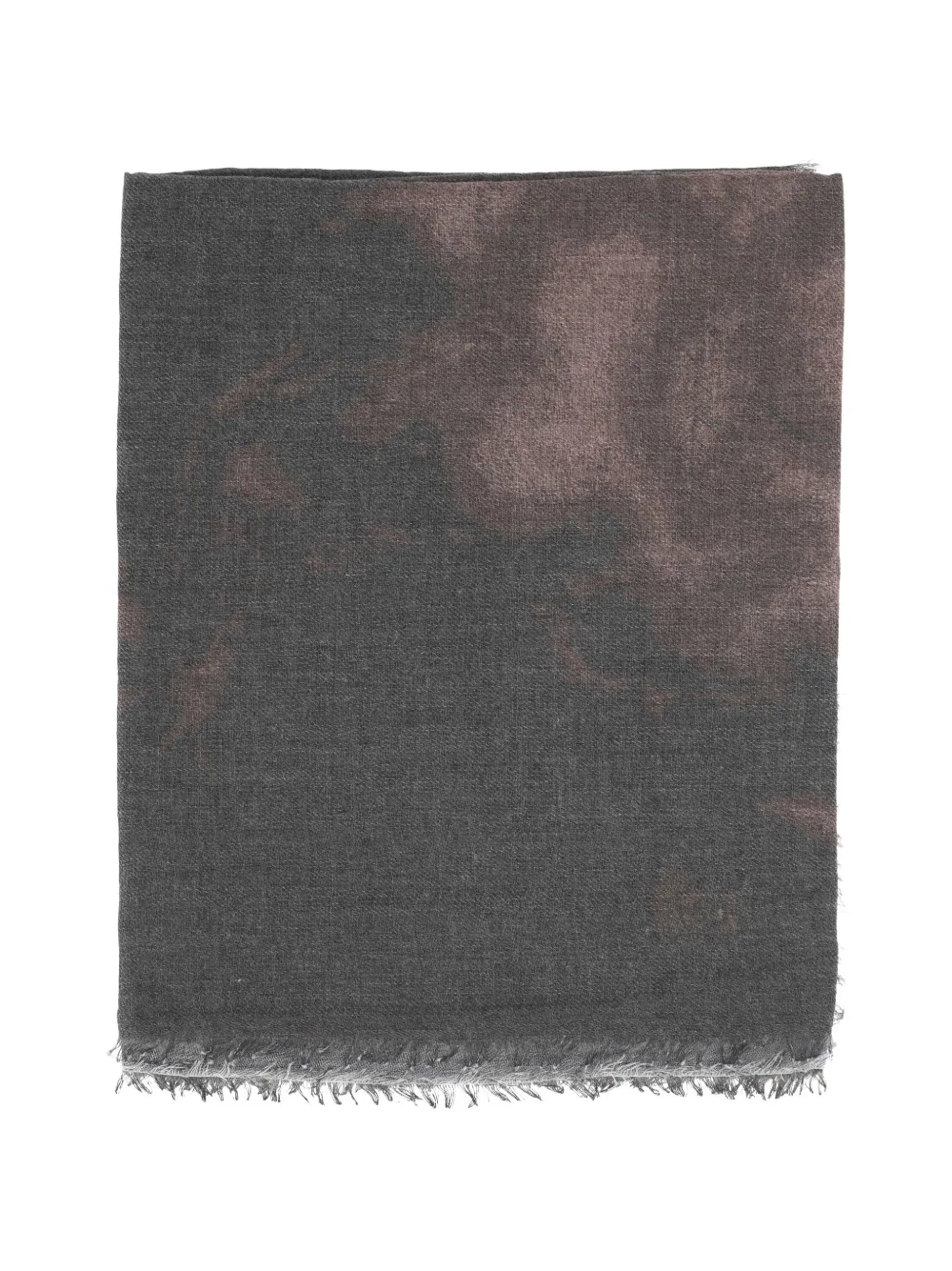 ALVIERO MARTINI 1° CLASSE frayed-detail scarf - Grau