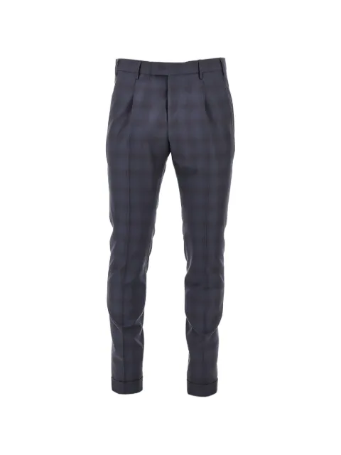 PT Torino Master check-pattern tailored trousers