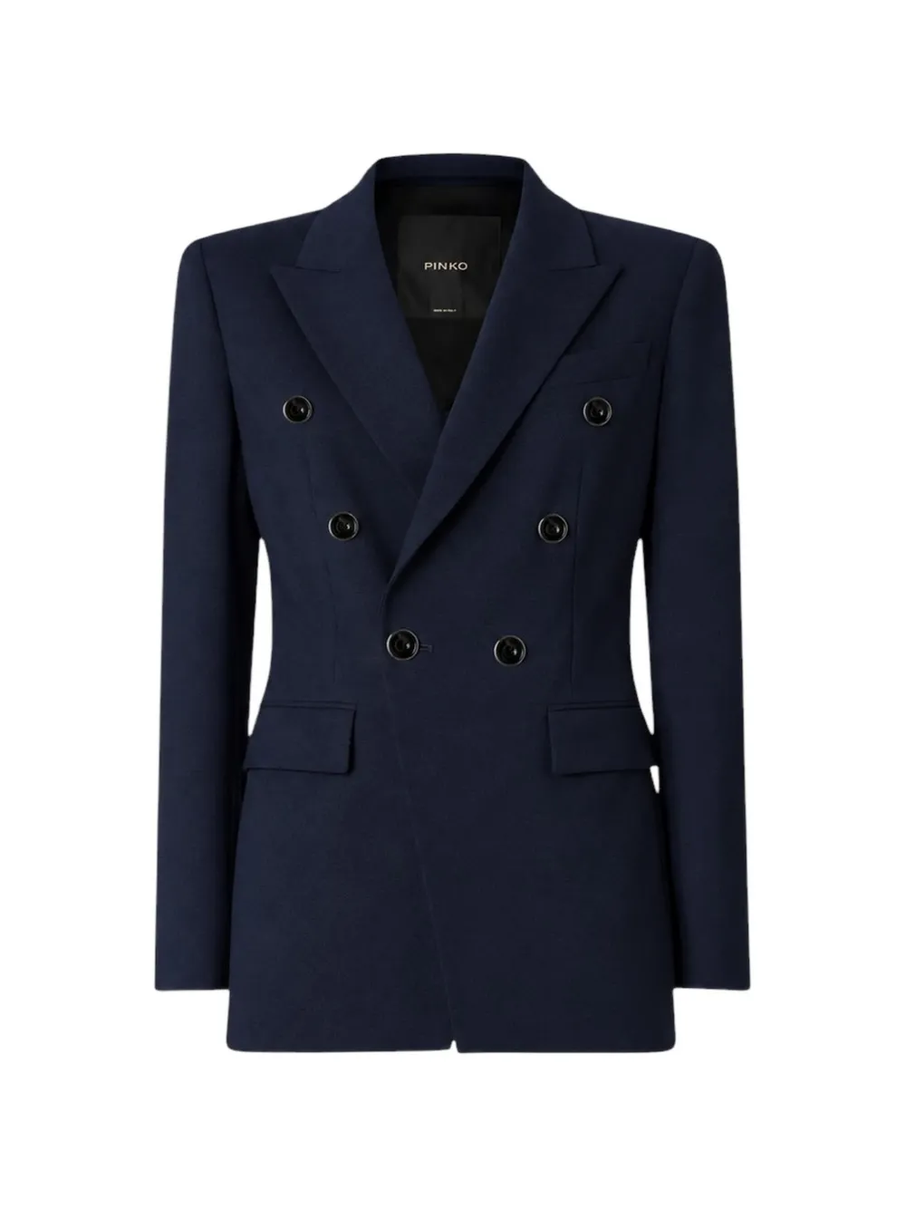 PINKO double-breasted peak-lapel blazer - Blue