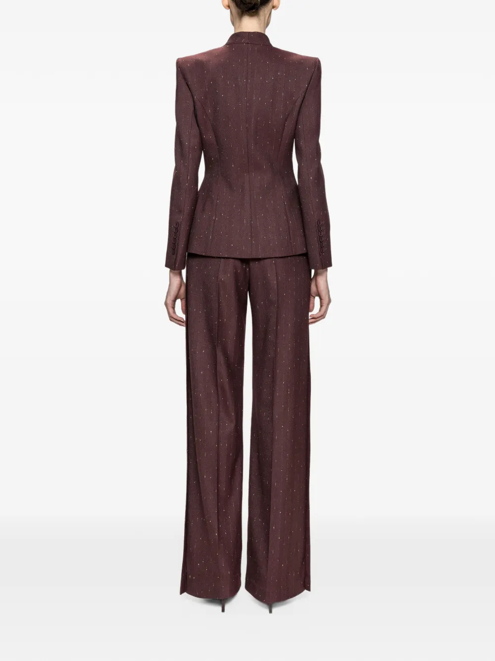 NISSA High waist broek Rood