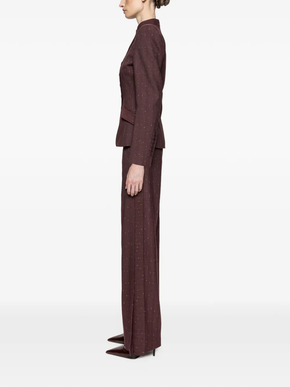 NISSA High waist broek Rood