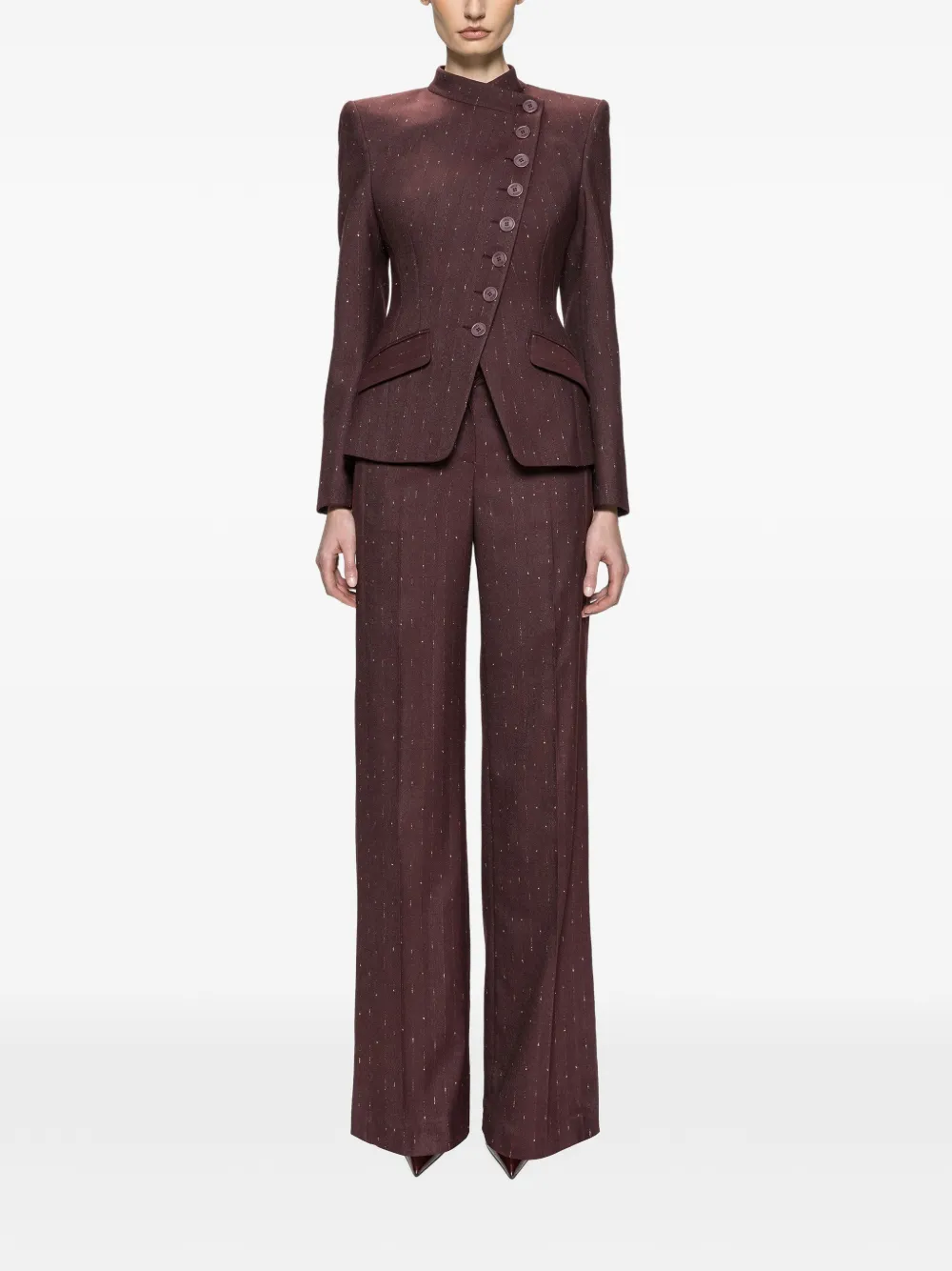 NISSA High waist broek Rood
