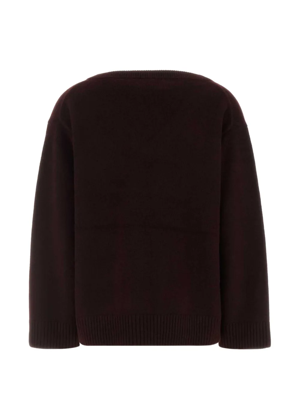 FRAME oversized V-neck sweater Rood