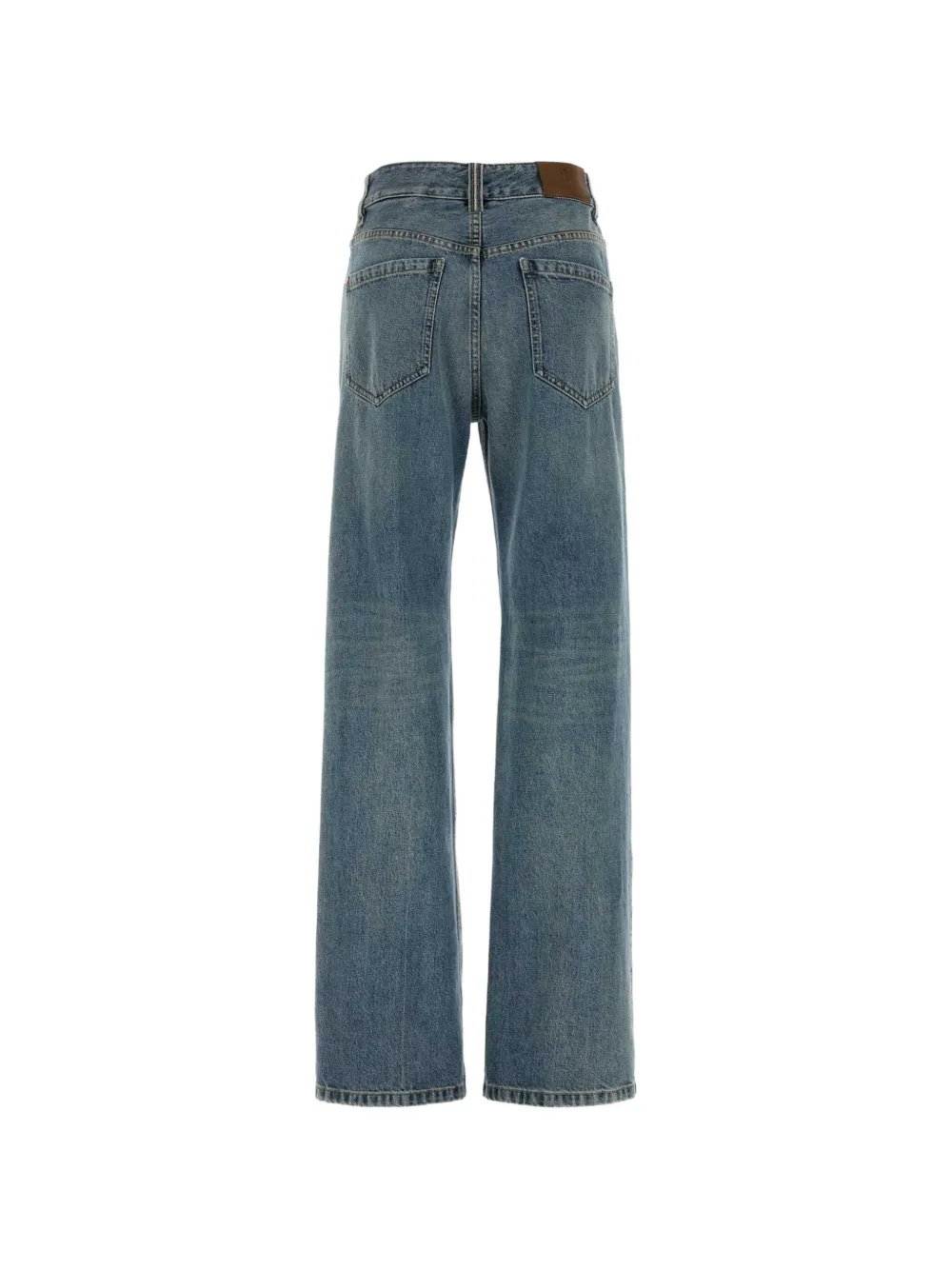 Brunello Cucinelli Authentic faded straight-leg jeans Blauw