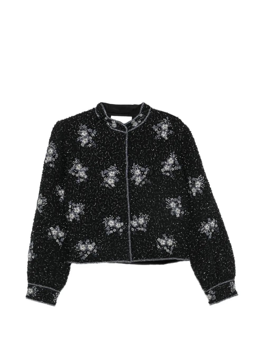 Antik Batik Biba sequin-embellished jacket Zwart