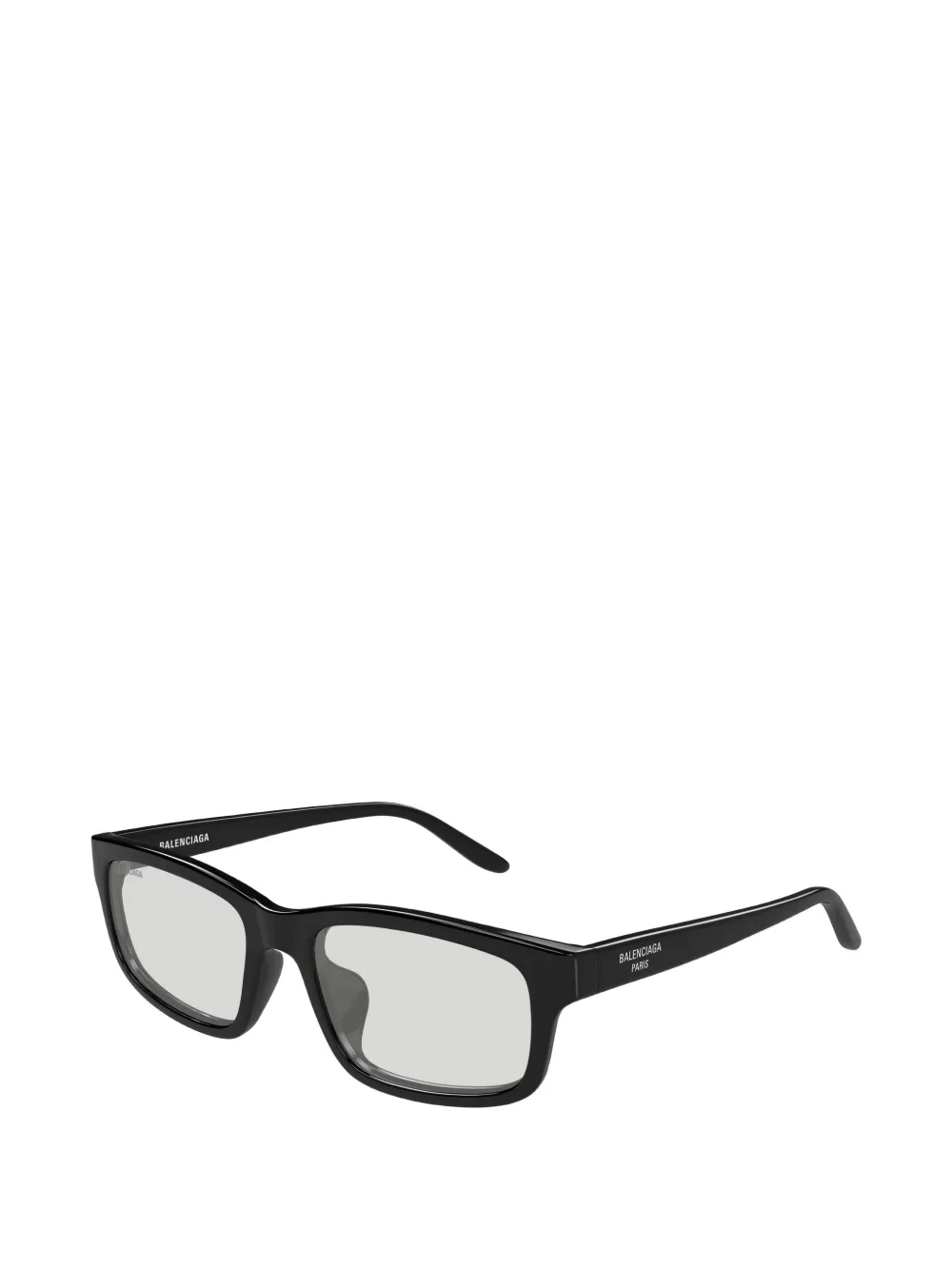 Balenciaga Eyewear Zonnebril met rechthoekig montuur Zwart